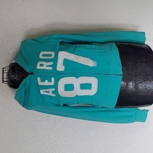 Turquoise Aéropostale Zip Up Hoodie